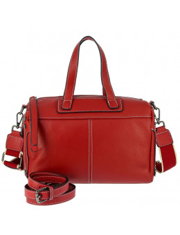 Женская кожаная сумка 8708 WINE RED